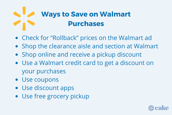 Ways to Save on Walmart Purchases